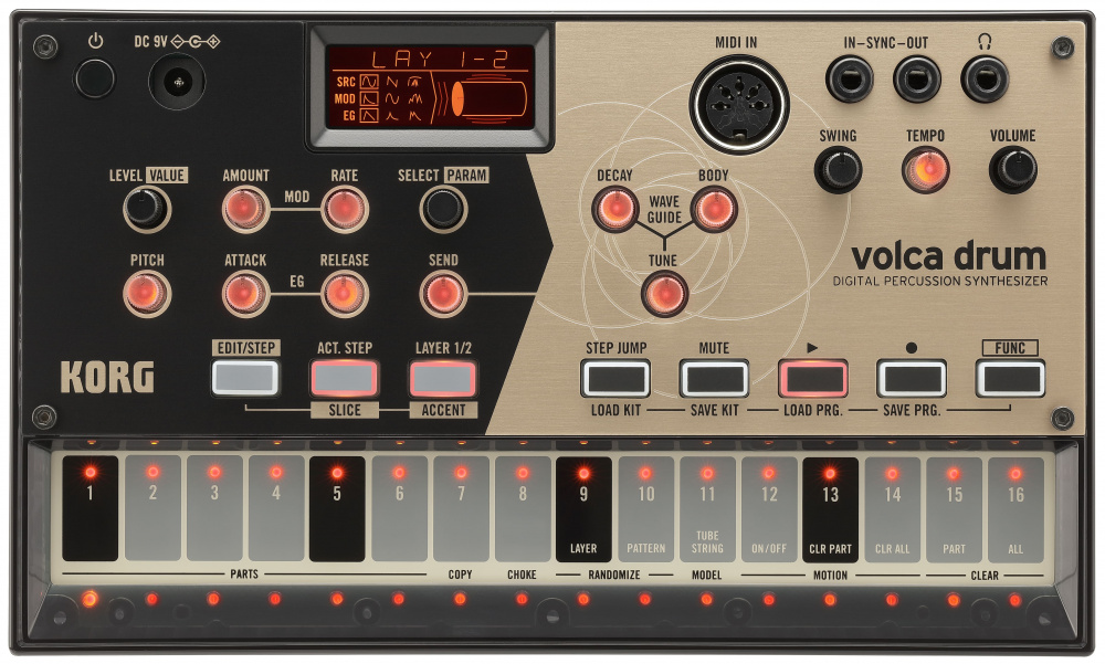 KORG VOLCA DRUM простой путь к созданию битов