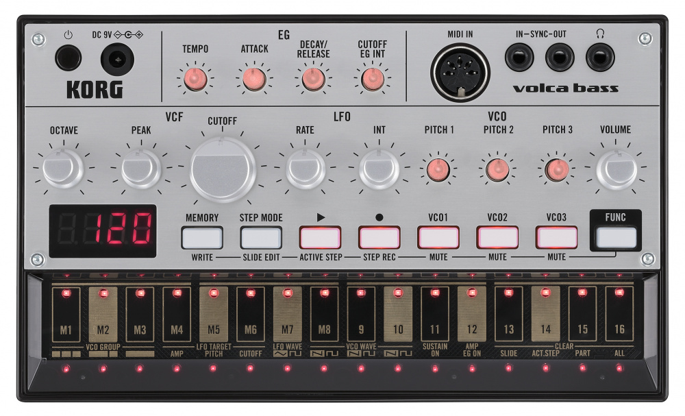 KORG VOLCA BASS: больше баса!