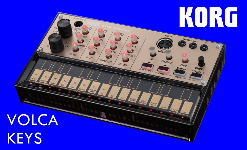 Аналоговый грувбокс - синтезатор KORG VOLCA KEYS