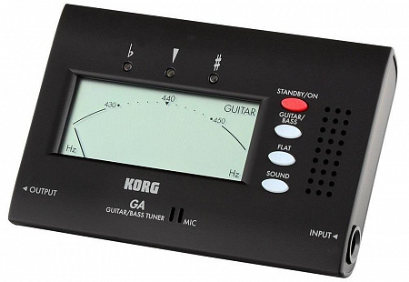 Цифровой тюнер для гитары KORG GA-40BK (V) 